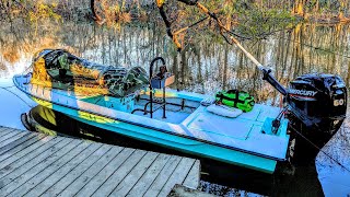 114 Miles Solo Camping on Micro Skiff  Mobile River Delta [upl. by Tan]