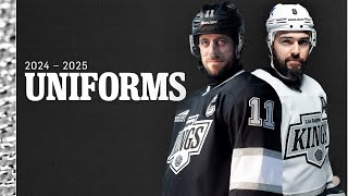 LA Kings Unveil Their NEW Uniforms  202425 NHL Season Jerseys and Helmets [upl. by Odelia]