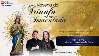 Novena do Triunfo da Imaculada  7ª Noite de Novena I Geraldinho e Débora [upl. by Yeffej618]