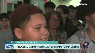 Educação em SC último dia para prématrícula na Rede Estadual [upl. by Stefanie840]