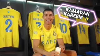 Cristiano Ronaldo saying Ramadan Kareem ✨️ [upl. by Eserahs]