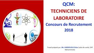 QCM Techniciens de laboratoire [upl. by Licastro]