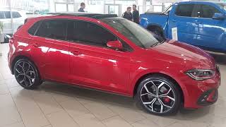 RED POLO GTI 2023 WITH CRAZY RIMS [upl. by Lash]