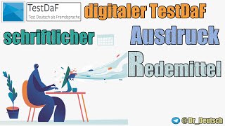 Digitaler TestDaF Redemittel für SA [upl. by Ami415]