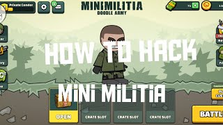 How to Hack Mini Militia very easy trick [upl. by Ettenig]