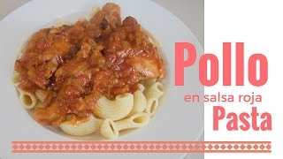 Pollo en salsa con pasta a lo Venezolano [upl. by Eittak212]