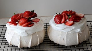 How to make meringue cake pavlovaseasy recipe [upl. by Esetal285]