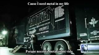 Manowar Die For Metal Subtitulado al Español with Lyrics HD [upl. by Aneertak]