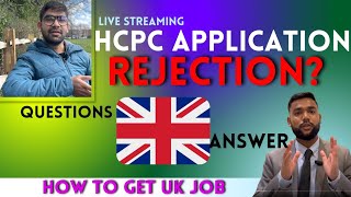 Apka job application reject ho raha hai   HCPC Registration  Radiographer Job vacancy  UK Job [upl. by Gayel954]