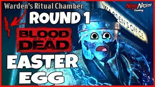 ROUND 1 SHOCK amp DENIAL GUIDE quotBLOOD OF THE DEADquot EASTER EGG  Black Ops 4 Zombies [upl. by Anwaf]