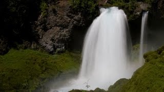 ♥♥ Relaxing 3Hour Video of Large Waterfall [upl. by Devonna]