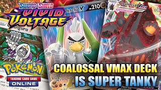 COALOSSAL VMAX DECK IS DEFINITELY TIER 1 Vivid Voltage Decklist Pokemon TCG [upl. by Aihpled866]