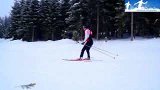 Bremstechnik auf Ski der Schneepflug [upl. by Pebrook701]