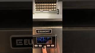 EUHOMY ICE MAKER VIDEO POWER ON copy [upl. by Aserahs]