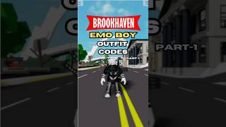 EMO BOY Brookhaven Outfit Codes For Boys Clothes 2024 brookhavencodes [upl. by Lourdes]