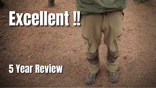 Winter Bushcraft Gear  Ridgeline Pintail Pants  5 Year Review [upl. by Vasos]