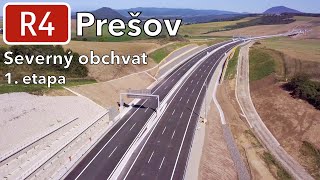 Výstavba R4 Prešov  severný obchvat 1 etapa september 2023 [upl. by Tawsha]