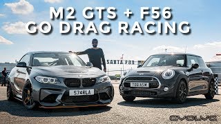 Evolve F87 BMW M2 GTS And F56 Mini Cooper S At BMW Show 17 Santa Pod [upl. by Hanleigh]