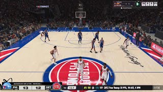 NBA 2K25  Tobias Harris Handoff Backcourt Violation [upl. by Indyc900]