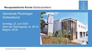 NAK Plochingen Gottesdienst am Sonntag 2306 [upl. by Ball]