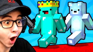 I Played Minecraft Bedwars with SKEPPY [upl. by Arturo]