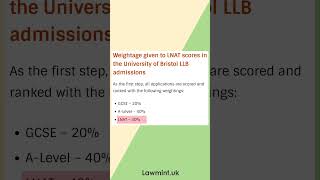 Bristol University Law LNAT 2023 Quick Facts and Stats [upl. by Publia]