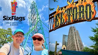 Six Flags Great Adventure Vlog June 2023 [upl. by Nosbig]