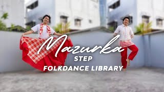 MAZURKA STEP  Folkdance Library  Ronard Nasis [upl. by Adnilahs]