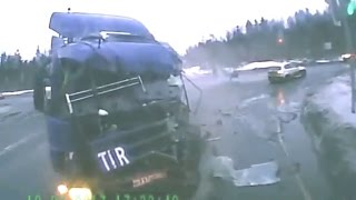 Horrible Road Accidents Brutal Car Crashes 19  2017 [upl. by Trebma802]