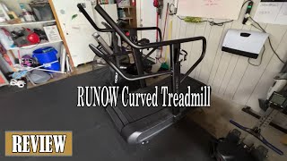 RUNOW Curved Treadmill 6310CB  Review 2024 [upl. by Ydnirb]