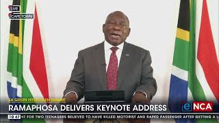 SAs Green Hydrogen Summit  Ramaphosa delivers keynote address [upl. by Yelnik]