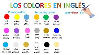 CLASE 04 ¿Conoces estos colores en inglés Para niños [upl. by Keary]