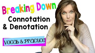 Explaining Connotation and Denotation with Definitions and Examples [upl. by Aryam]