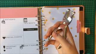 How to fit a Happy Planner into an A5 Filofax [upl. by Enenej]