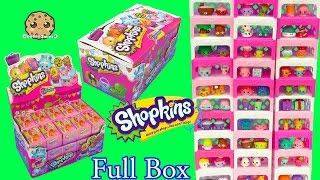 Shopkins Stack Challenge  Full Complete Season 4 Box of 30 Surprise Blind Bags  Cookieswirlc [upl. by Bride]