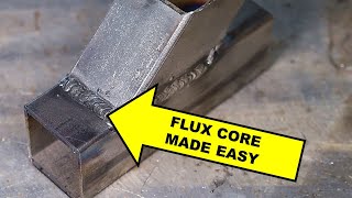 Gasless Flux Core Welding Basics for Beginners [upl. by Cathie]