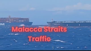 Malacca Straits ships Traffic Viral shipsNavigation [upl. by Brufsky239]