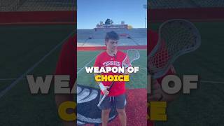 Weapon of Choice for Boston University Lacrosse Player lacrosse [upl. by Drhacir]