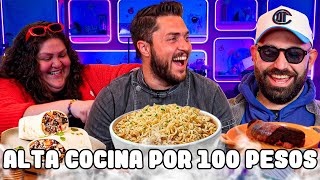 Convertimos 100 pesos en Alta Cocina ft cheflandeta [upl. by Harlene276]