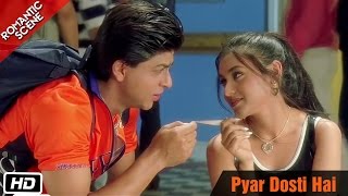 Pyar Dosti Hai  Romantic Scene  Kuch Kuch Hota Hai  Shahrukh Khan Rani Mukerji Kajol [upl. by Grantley]