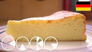 KÄSEKUCHEN OHNE BODEN plus Rezept [upl. by Dorr]