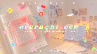 overachiever ✏️ academic life  intelligence 800 improvements 📚 [upl. by Noira]