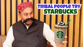 An Unforgettable Experience Tribal People Try Starbucks [upl. by Ielirol822]