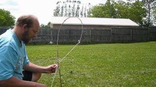 Survival Series Traps and Snares Ojibwa Bird Pole Type 2 [upl. by Enaled439]