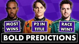 Our BOLD Predictions for the REST of the 2024 F1 Season [upl. by Yatnuahs]