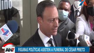 Figuras políticas asisten al funeral de César Prieto [upl. by Uri405]