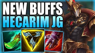 HOW TO EASILY CARRY WITH HECARIM JUNGLE AFTER THE RECENT BUFFS  Gameplay Guide League of Legends [upl. by Nirrep]