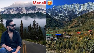 Manali M Snowfall Hone Wali Hai 😍  Diwali Ke Liye Puri Manali Saj Gayi ❤️ [upl. by Svensen]