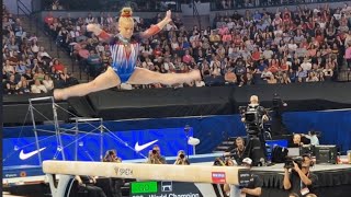 Joscelyn Roberson  14050 Beam  Olympic Trials 2024 [upl. by Leora]