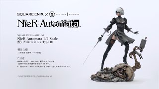 SQUARE ENIX MASTERLINE NieRAutomata 14scale 2B ショートPV [upl. by Averyl]